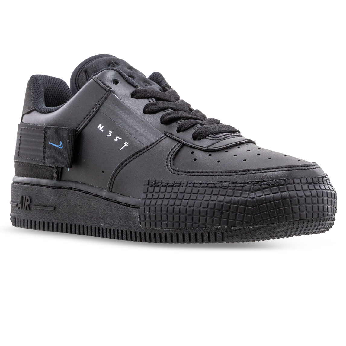 air force 1 drop type black/white