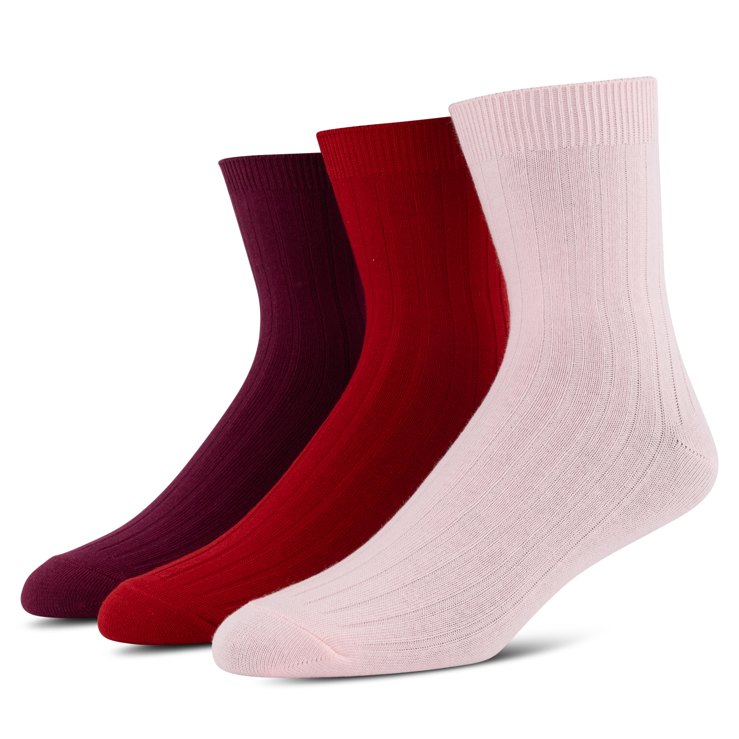 Half Crew Rib Sock 3-Pack