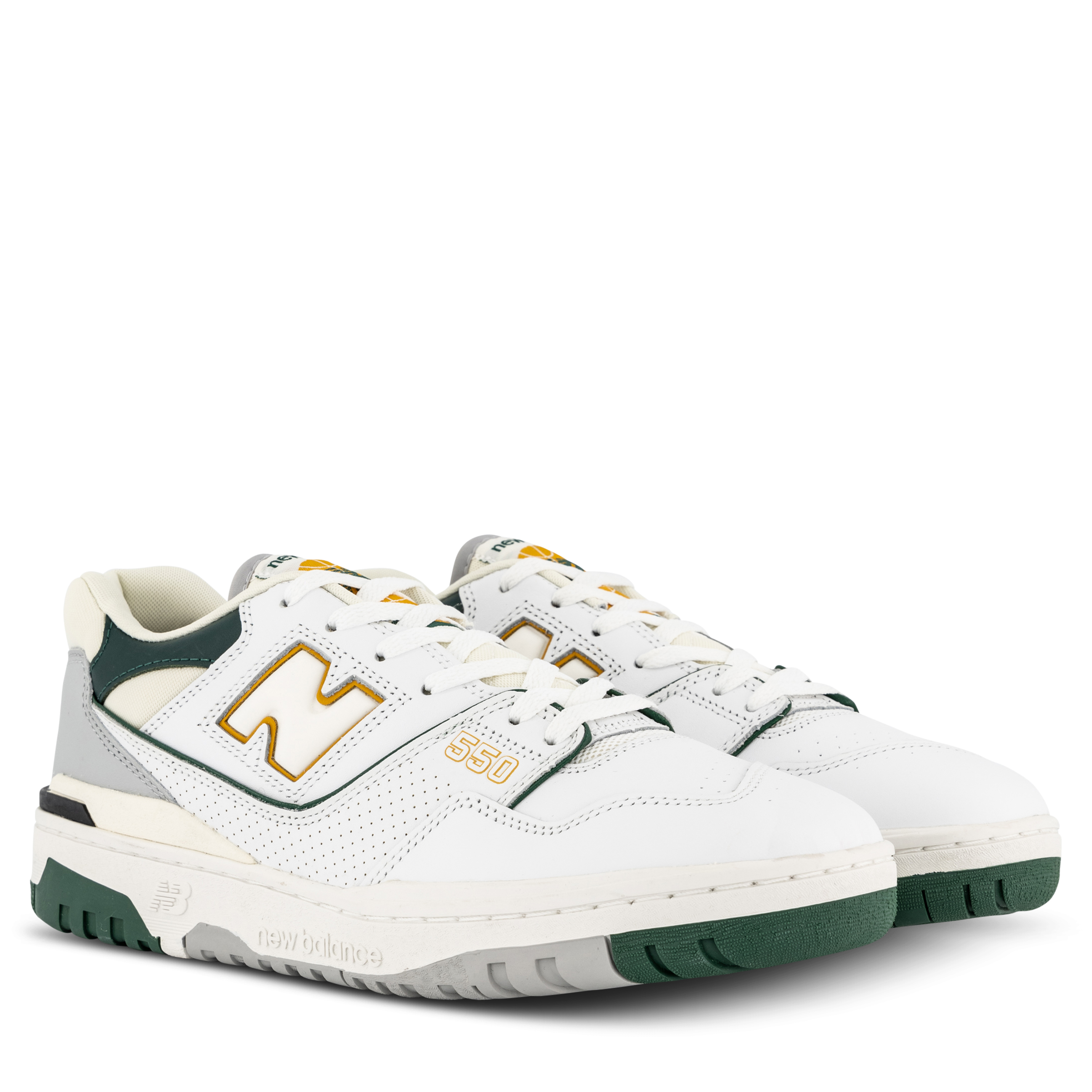 New Balance 550 WHITE/NIGHTWATCH GREEN Hype DC