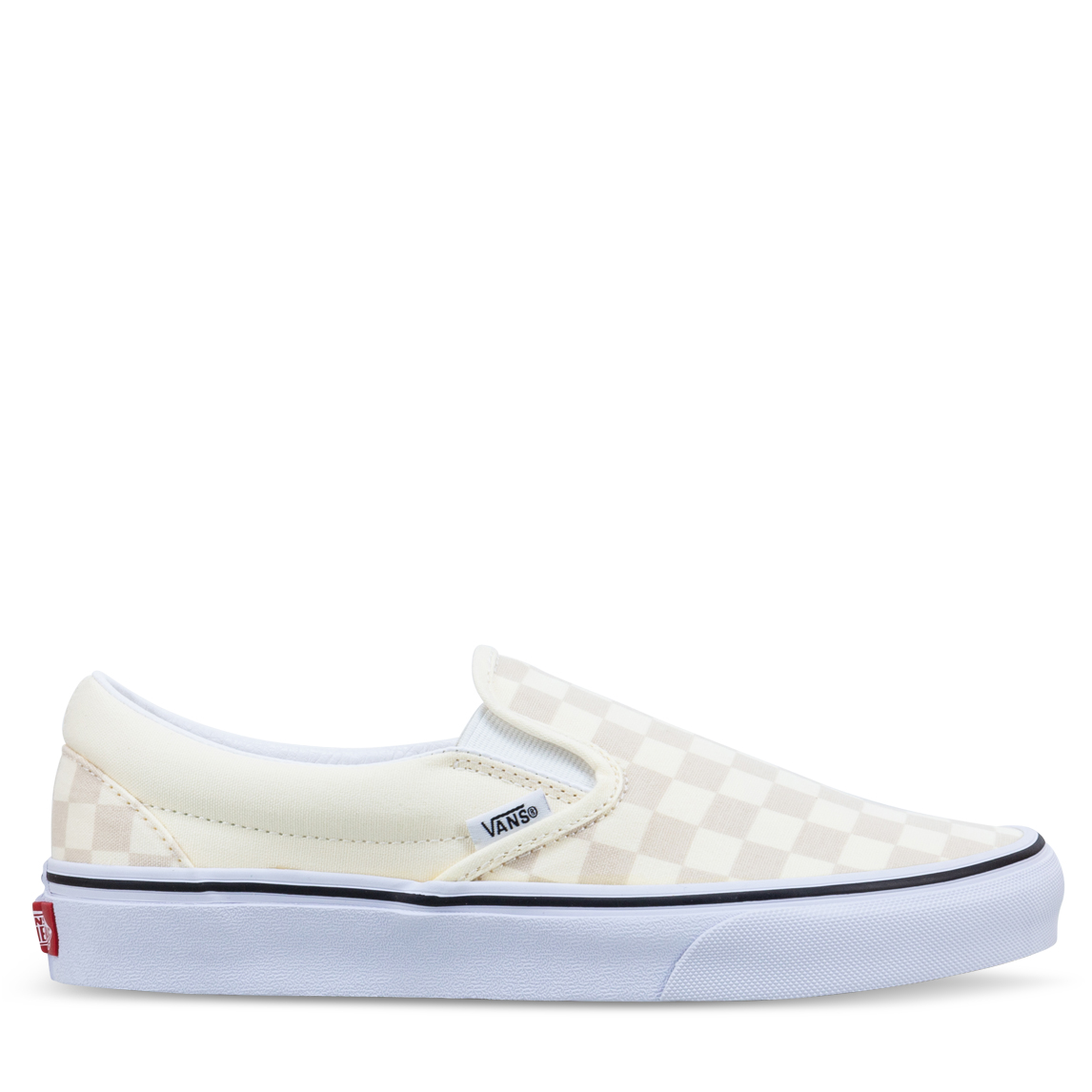 light blue and white slip on vans