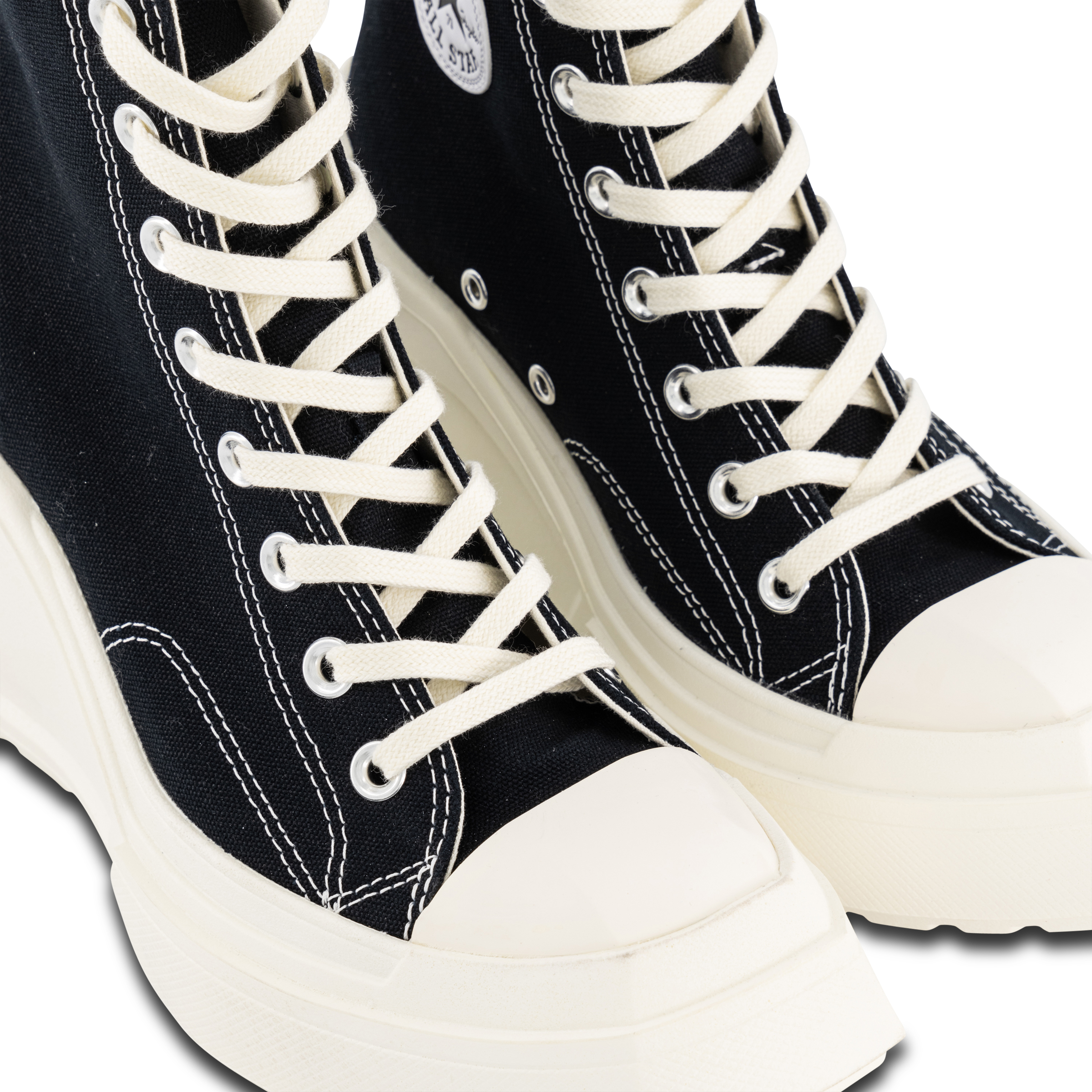 Converse Chuck 70 De Luxe Wedge Womens Black/Egret Hype DC