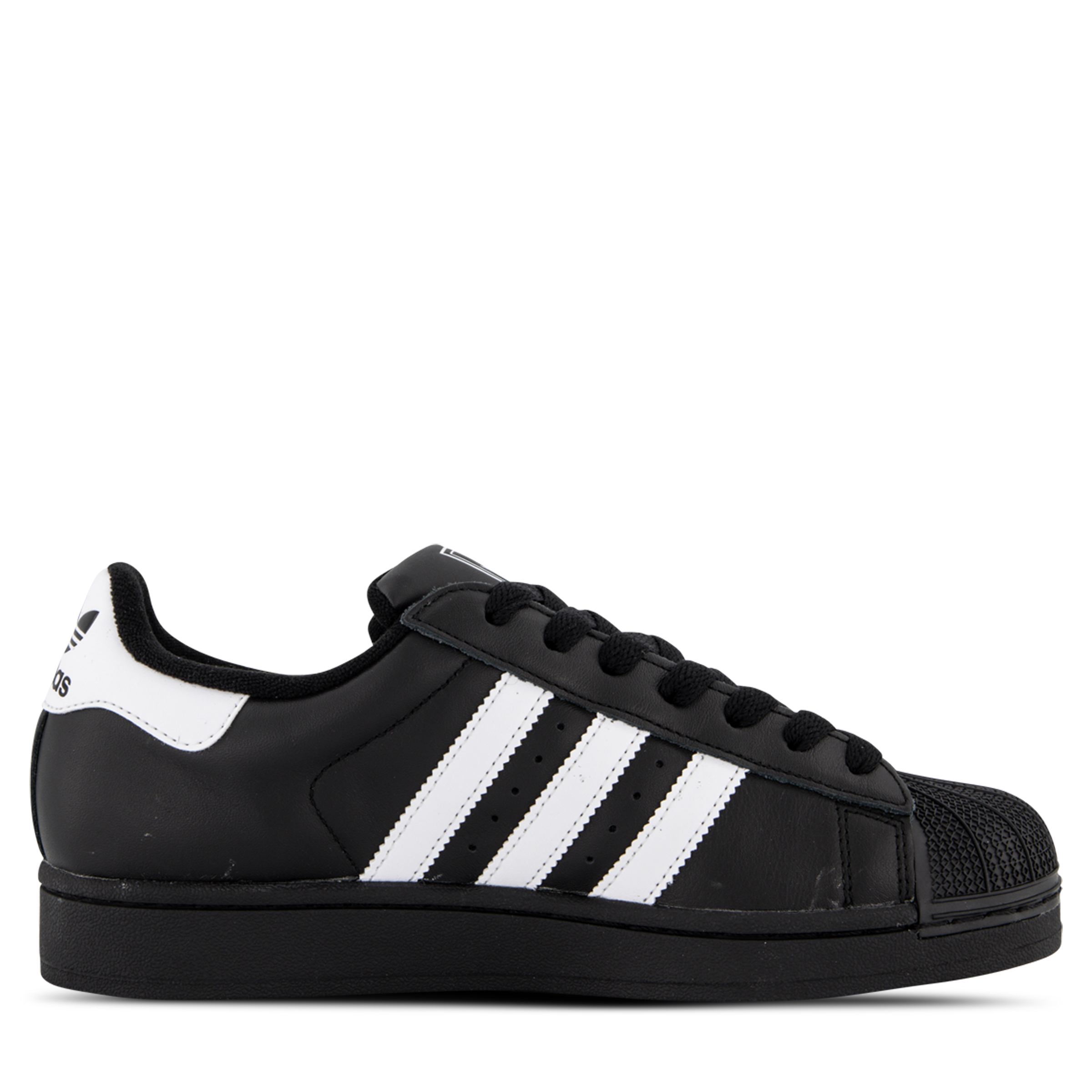 Adidas superstar ii white black junior best sale