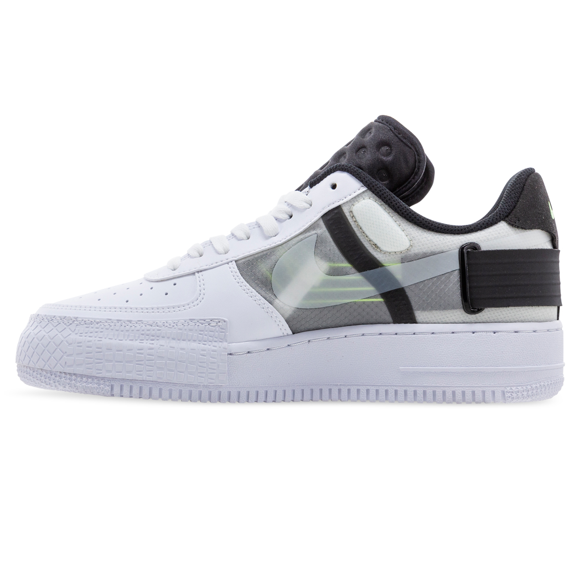 Nike Air Force 1 Type White Black Volt AT7859-101 Release Info |  SneakerNews.com