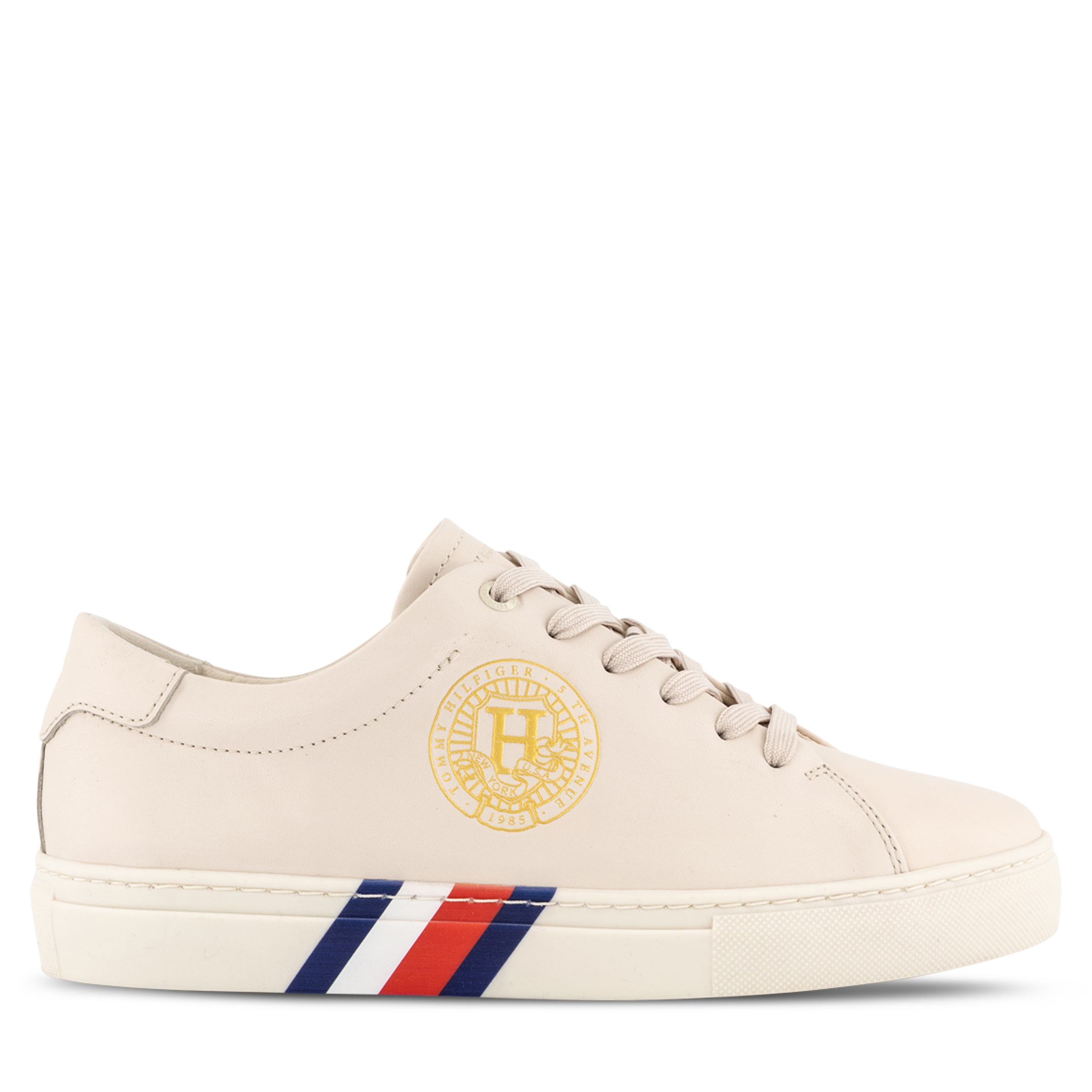 tommy hilfiger leather elevated sneaker