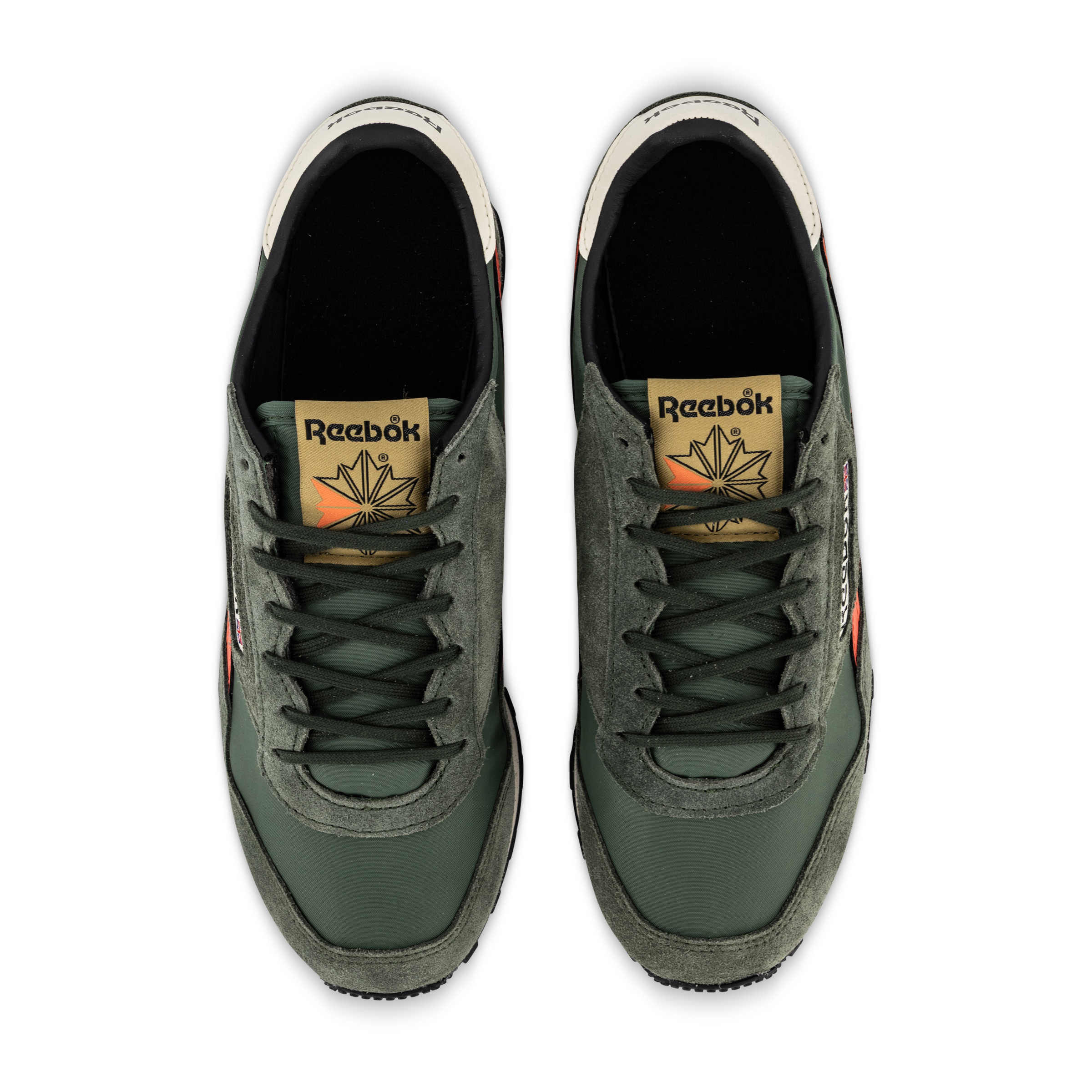 Reebok Aztec II Grit Green/Semi Orange Flare/Alabaster | Hype DC