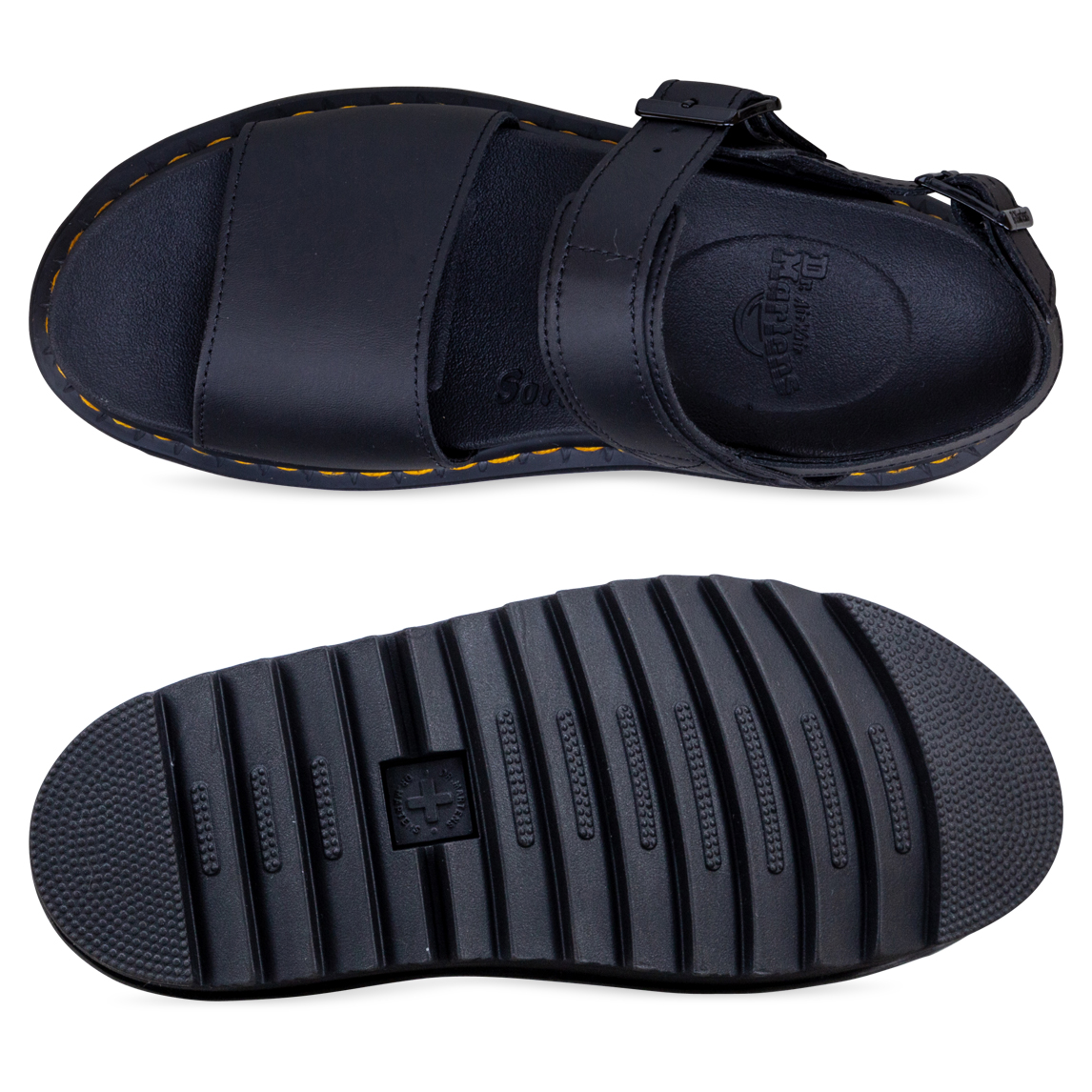 Dr Martens VOSS QUAD SANDAL Black Hydro | Hype DC
