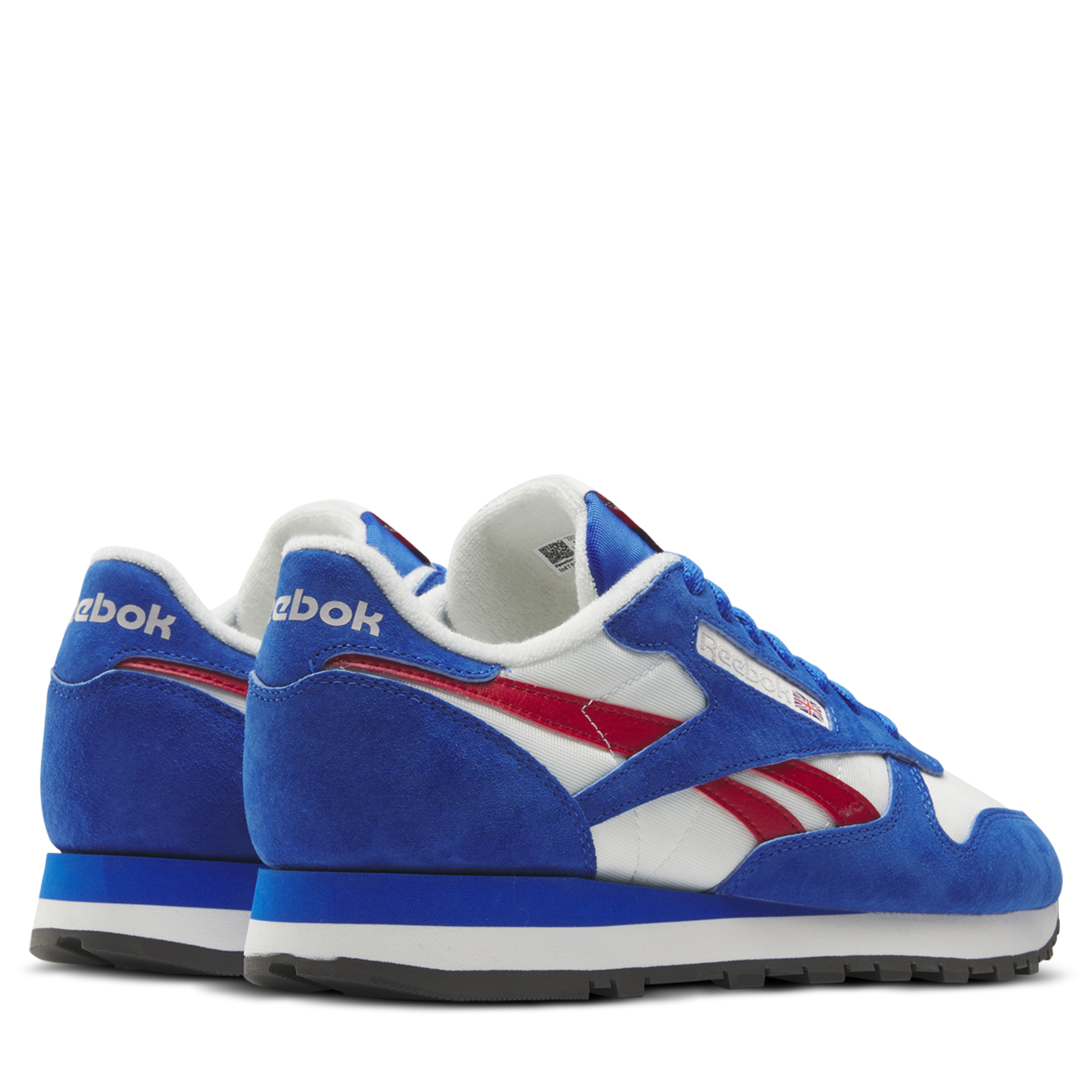 Reebok Classic Leather Chalk/Optimum Blue/Vector Red Hype DC