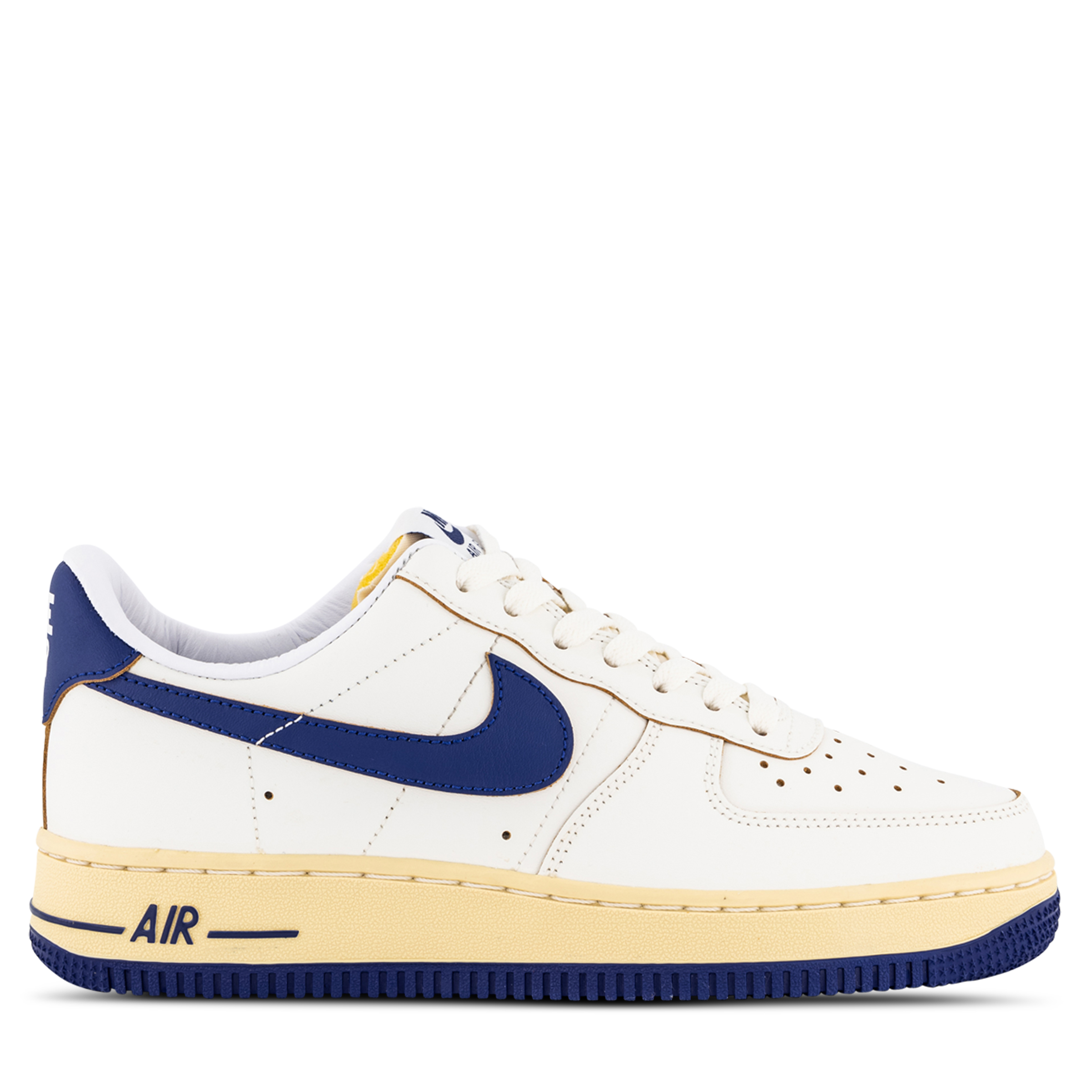 White air forces store with red check