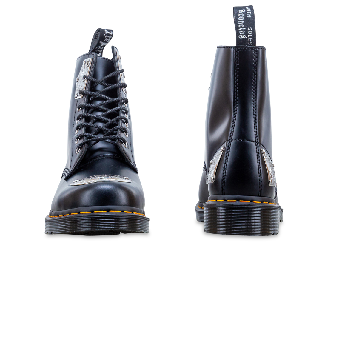 1460 king nerd smooth leather hardware boots