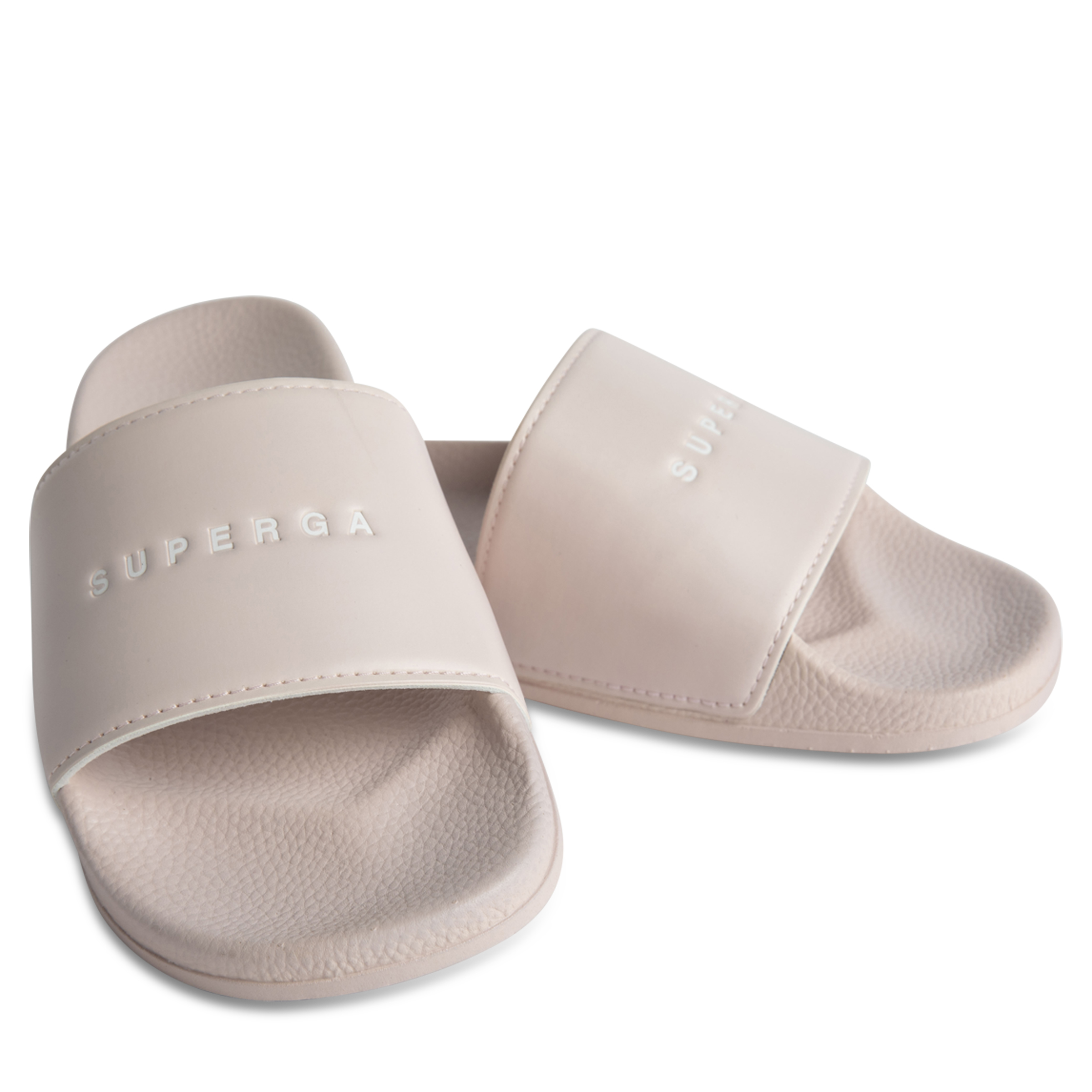 superga pink slides