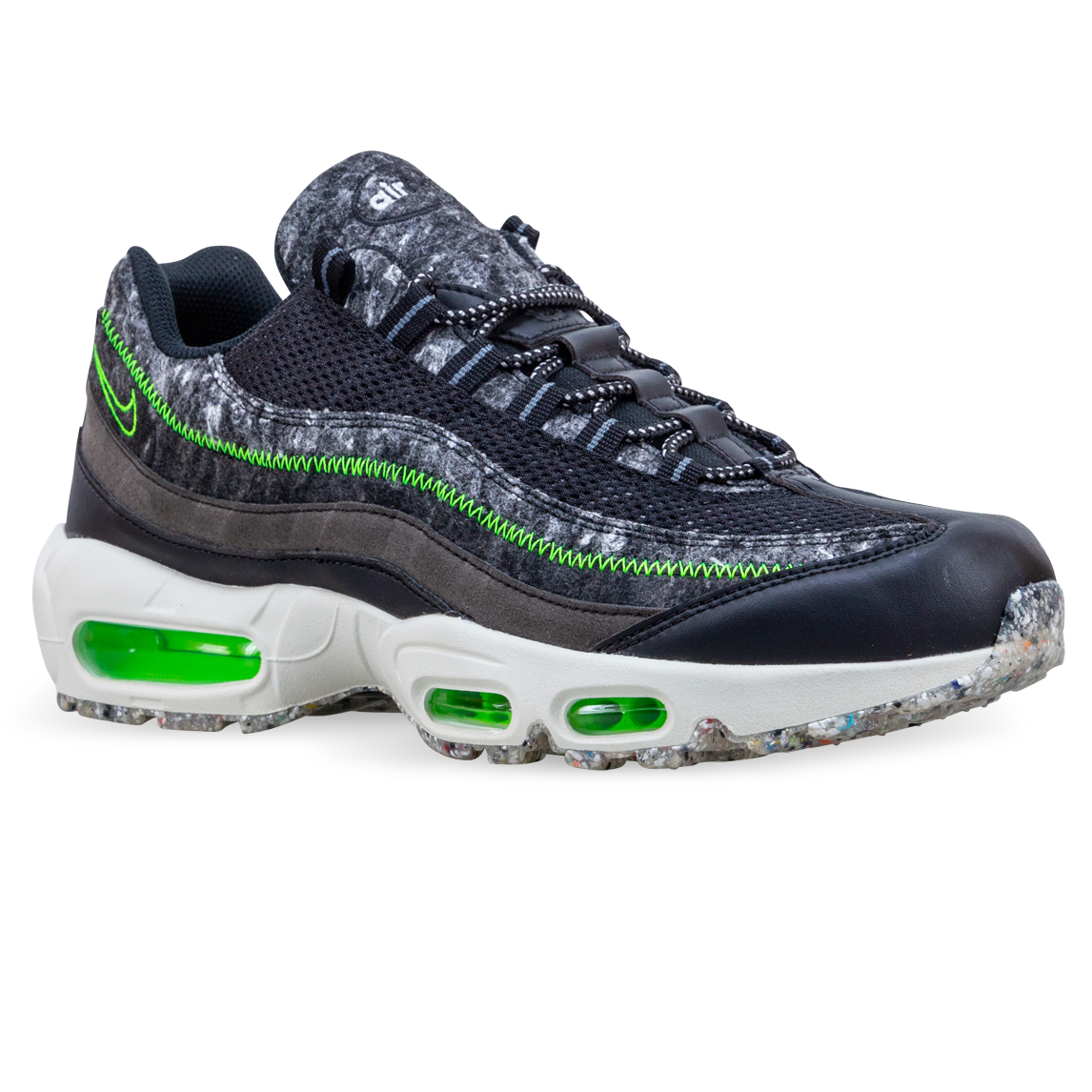 Nike AIR MAX 95 Black/Electric Green/Smoke Grey | Hype DC