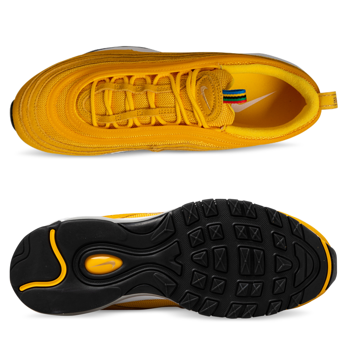 nike air max 97 amarillo/metallic gold/white/black