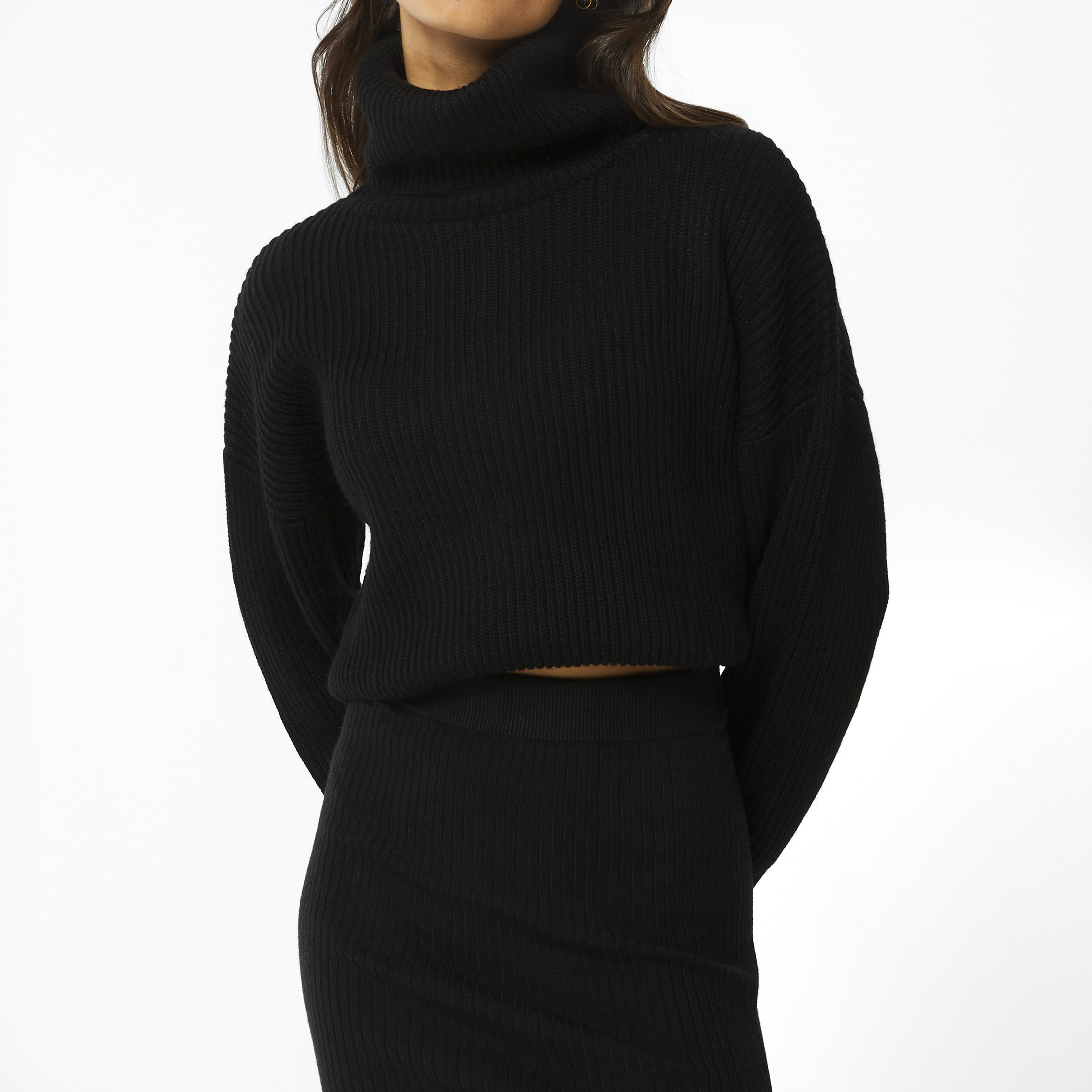 Hype Studios KNITTED ROLL NECK SWEATER 