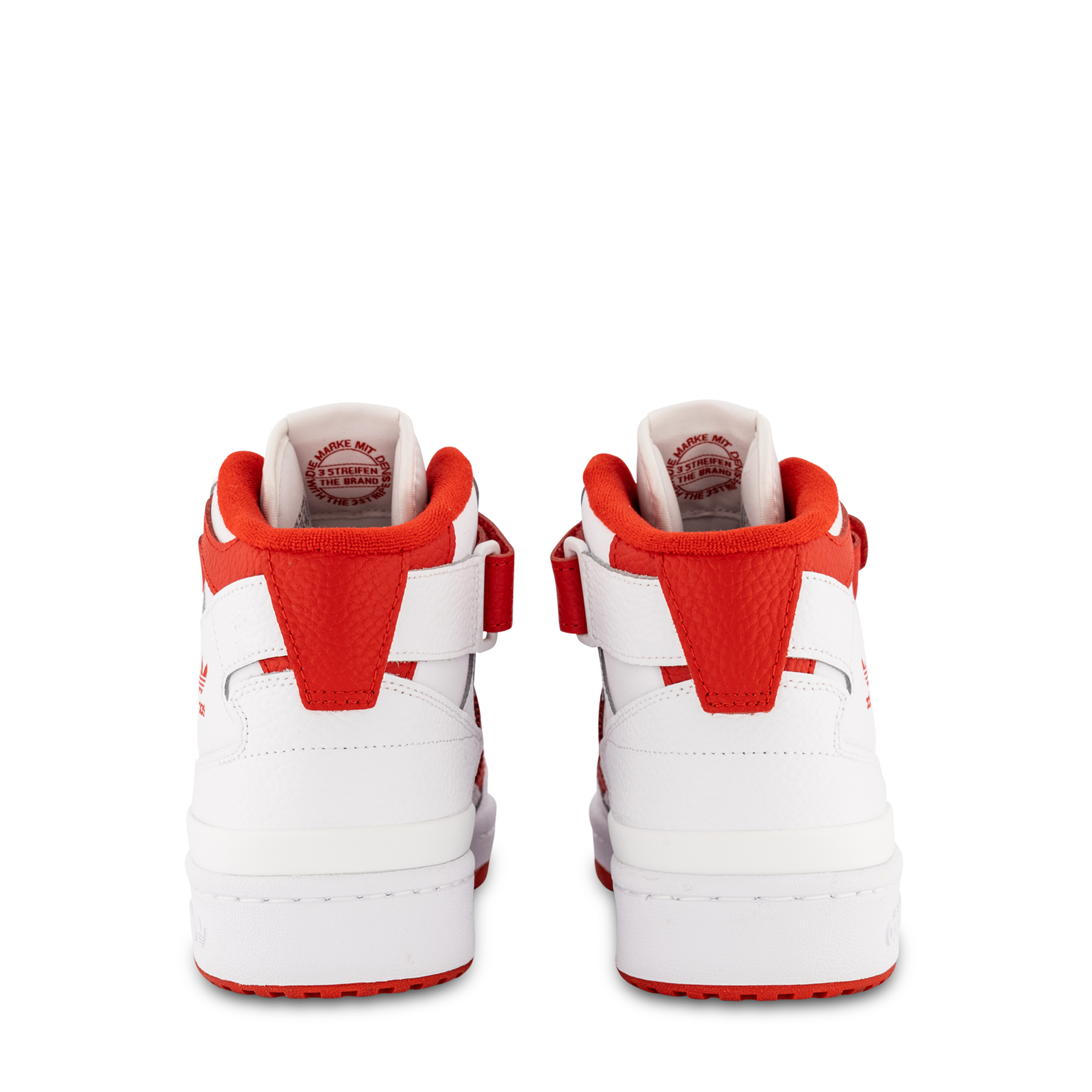 adidas Originals Forum Mid Cloud White/Vivid Red Hype DC