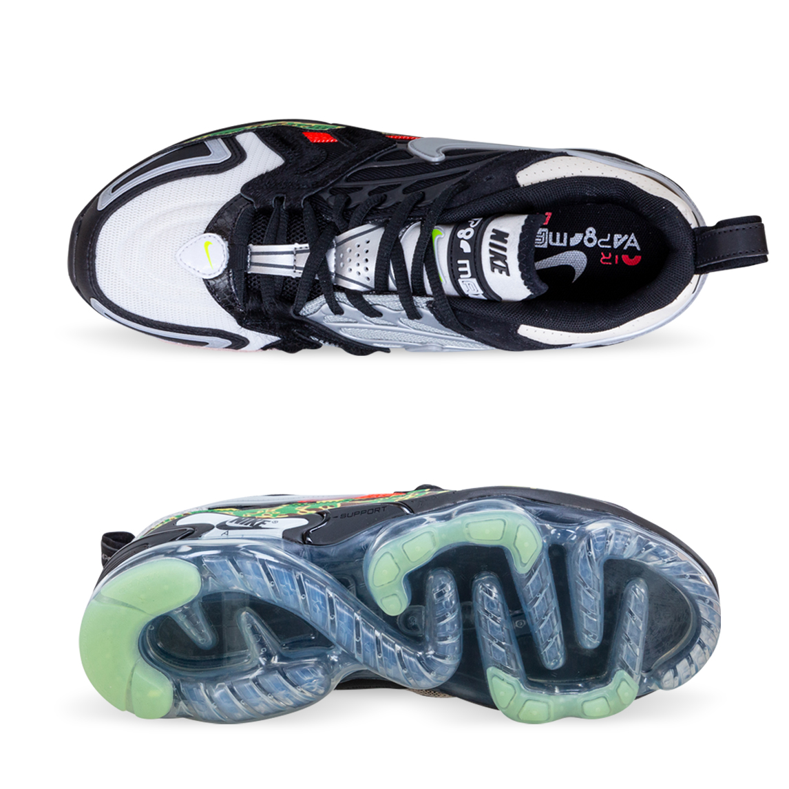 Nike AIR VAPORMAX EVO NRG Black/Clear/Metallic Silver/White | Hype DC
