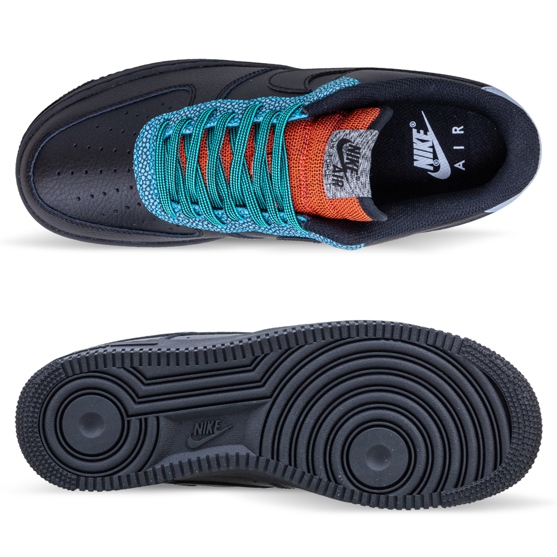 Nike AIR FORCE 1 '07 LV8 Black/Black/Obsidian Mist/Cool Grey | Hype DC