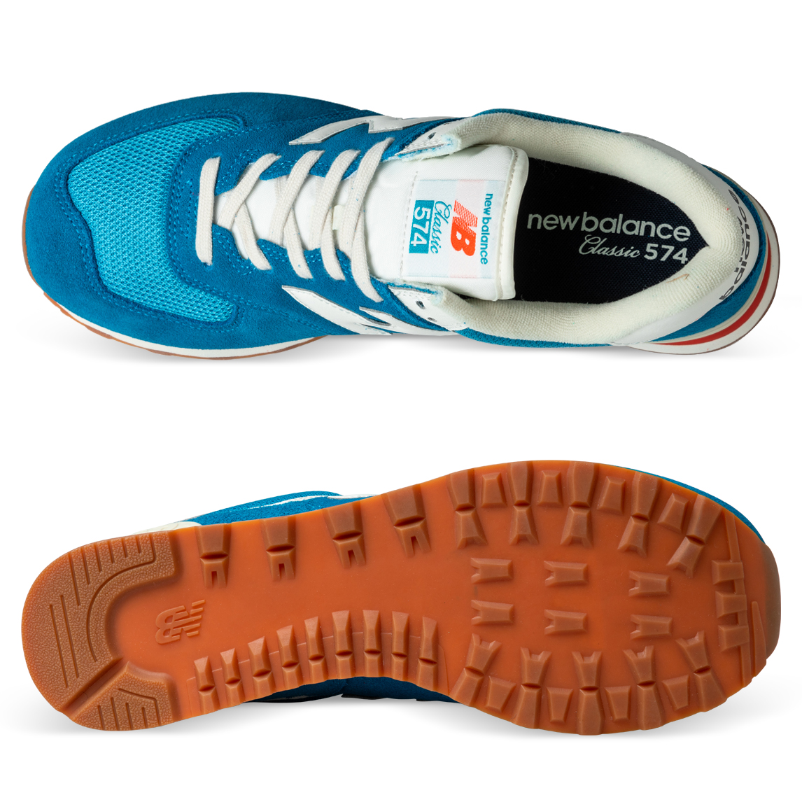 New Balance 574 Natural Indigo/Blue 