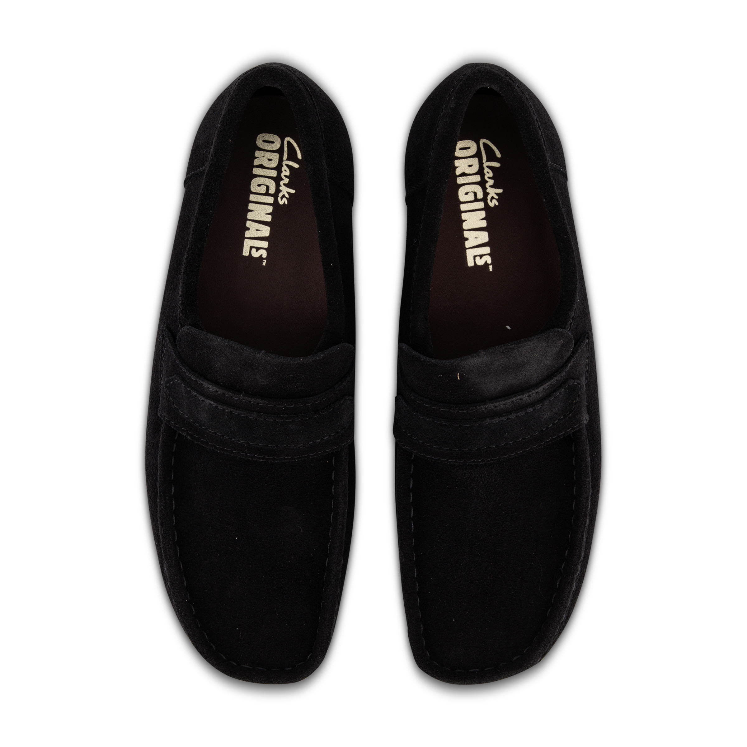 靴 Clarks Wallabee Loafer Clarks Originals Wallabee Loafer Black Suede | Hype DC