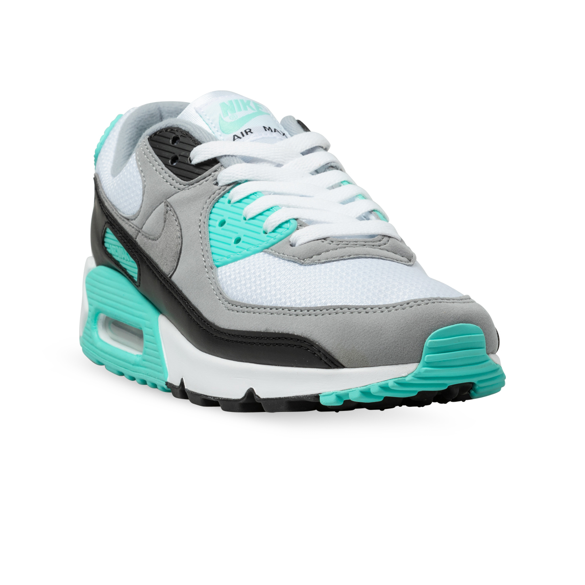 Nike AIR MAX 90 White/Particle Grey/Hyper Turquoise/Black | Hype DC