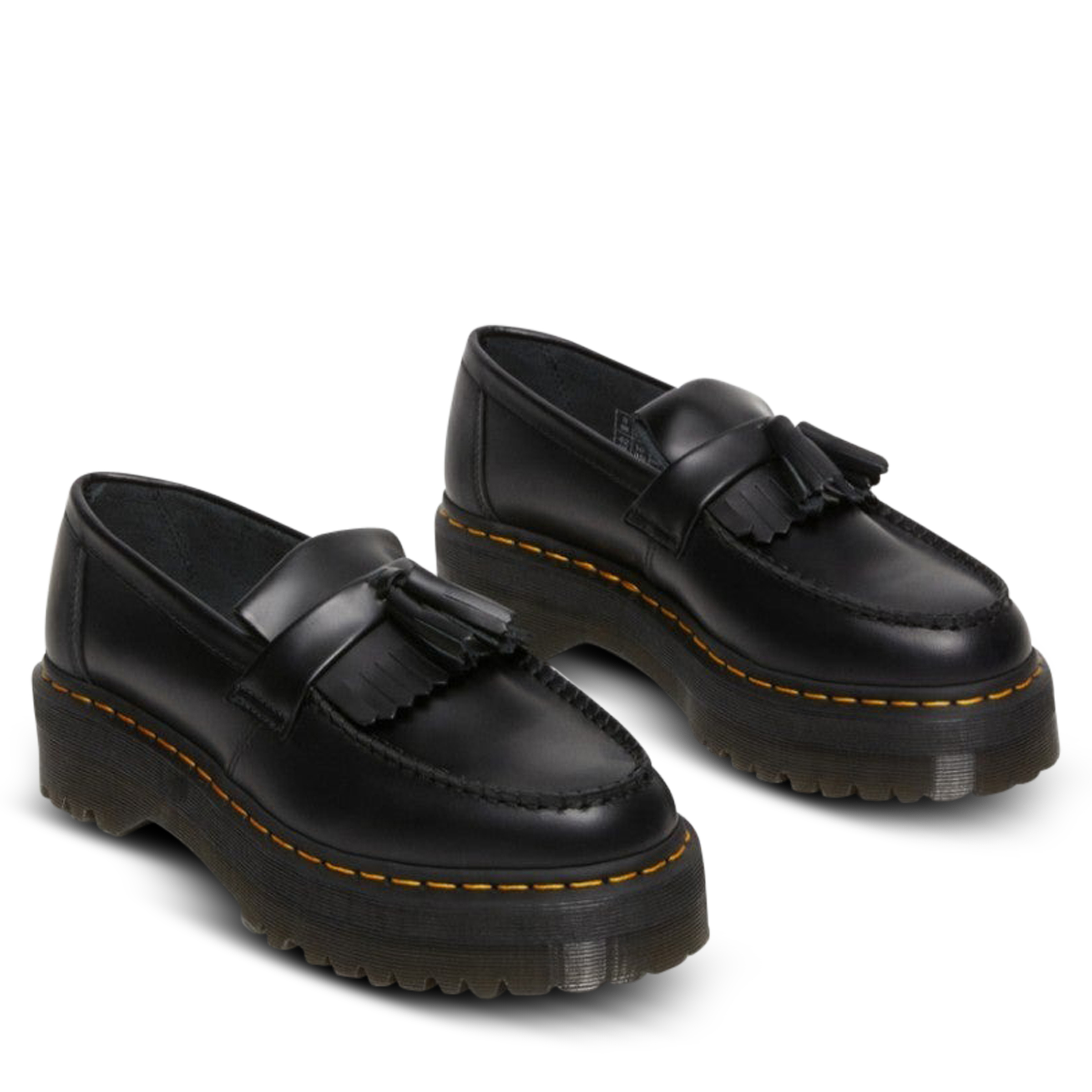 «Dr.Martens\" ADRIAN QUAD TASSEL LOAFER Adrian Quad Black Smooth Tassel Loafer — Downes