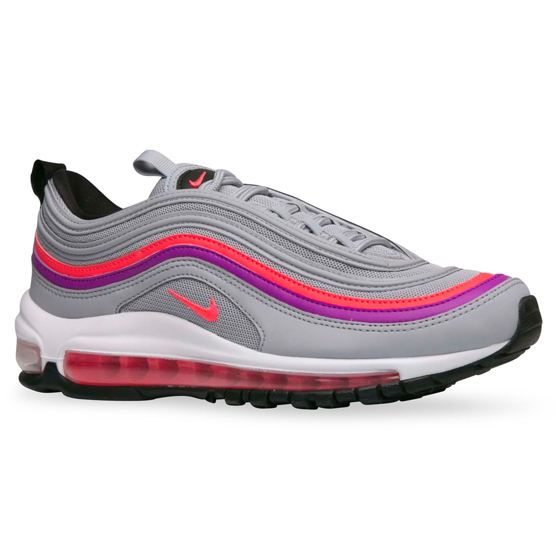 women's air max 97 wolf grey/solar red-vivid purple