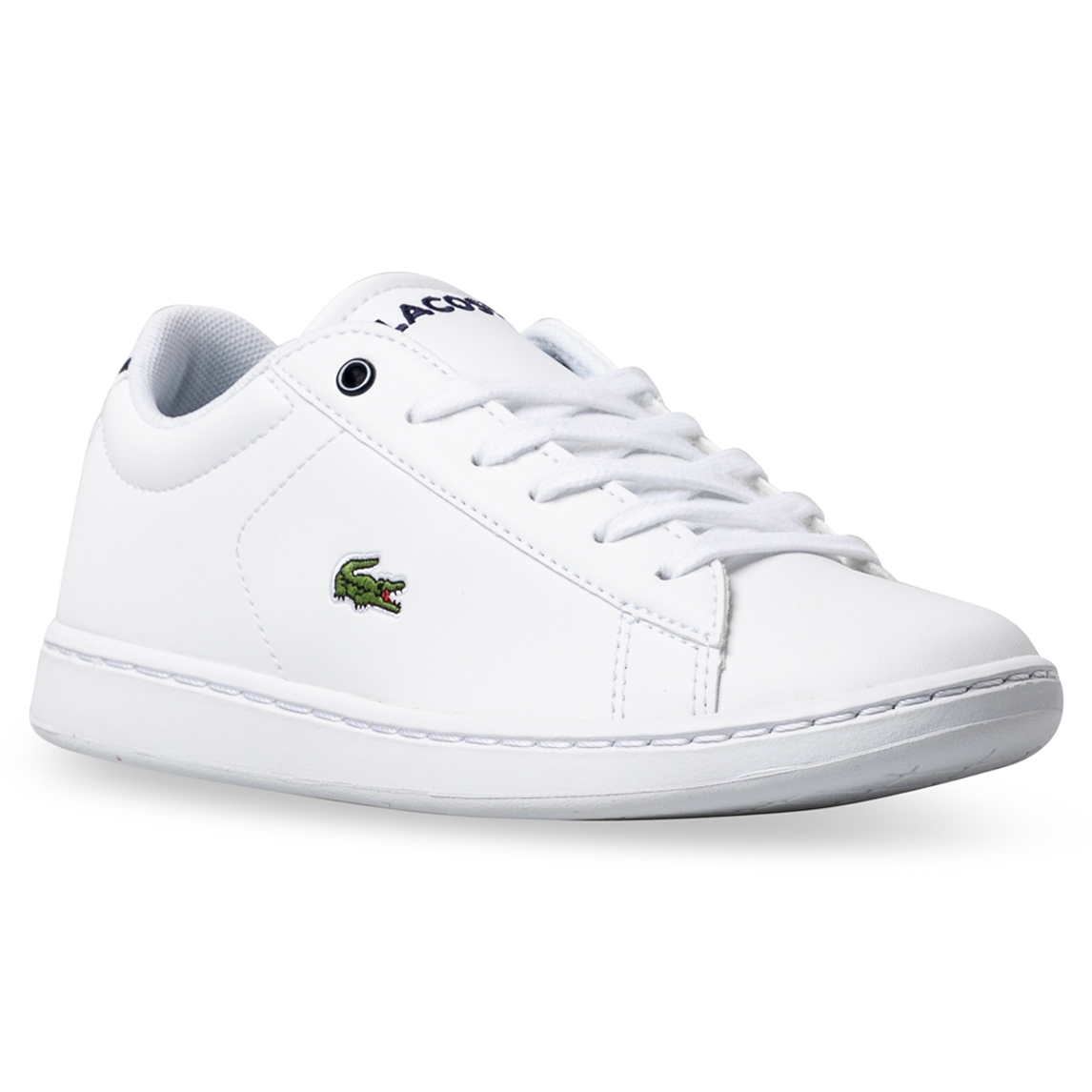 Lacoste CARNABY EVO BL 1 KIDS White/Navy | Hype DC