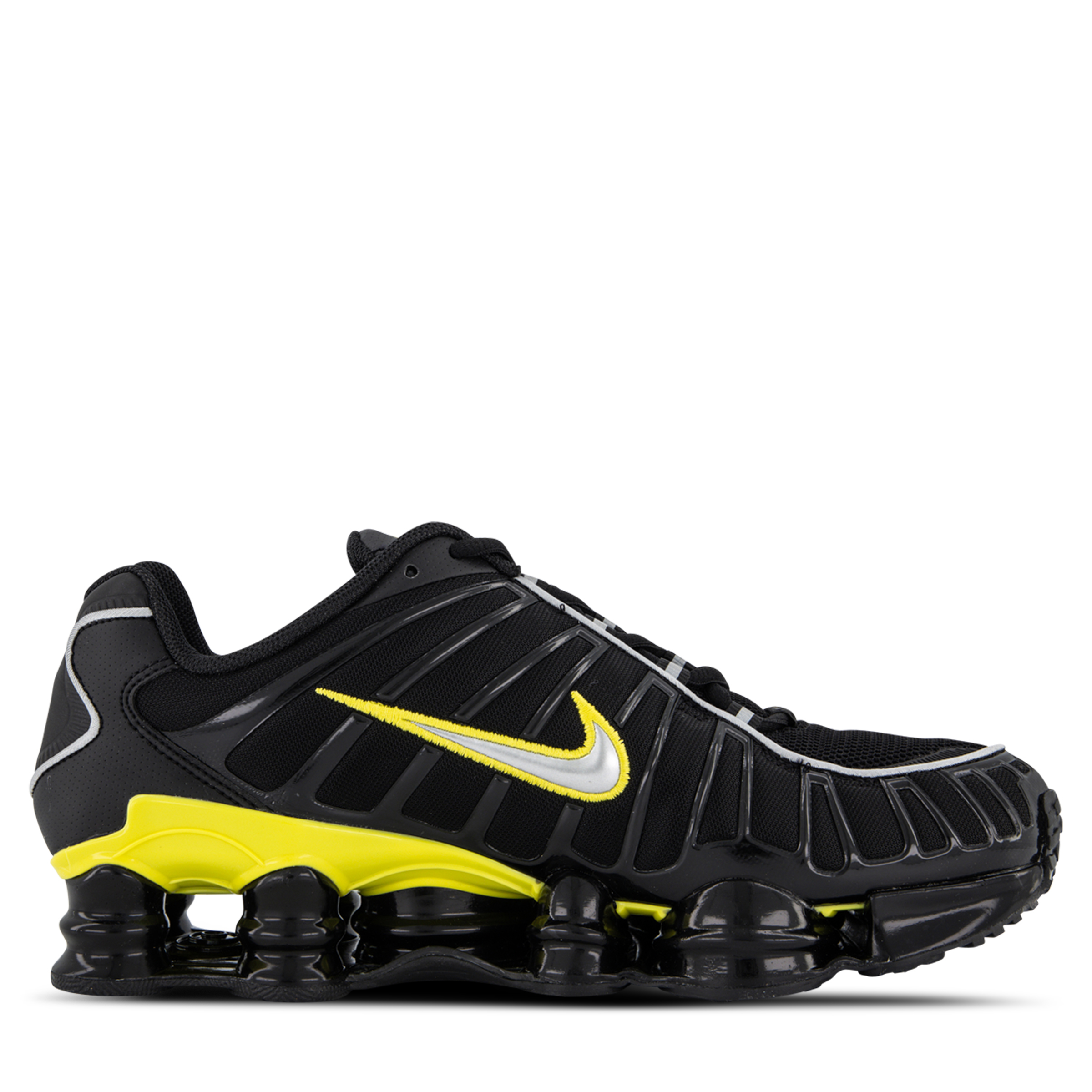 Nike Shox TL Black Dynamic Yellow 27㎝ Nike Shox TL Black / Metallic Silver - Dynamic Yellow – JD