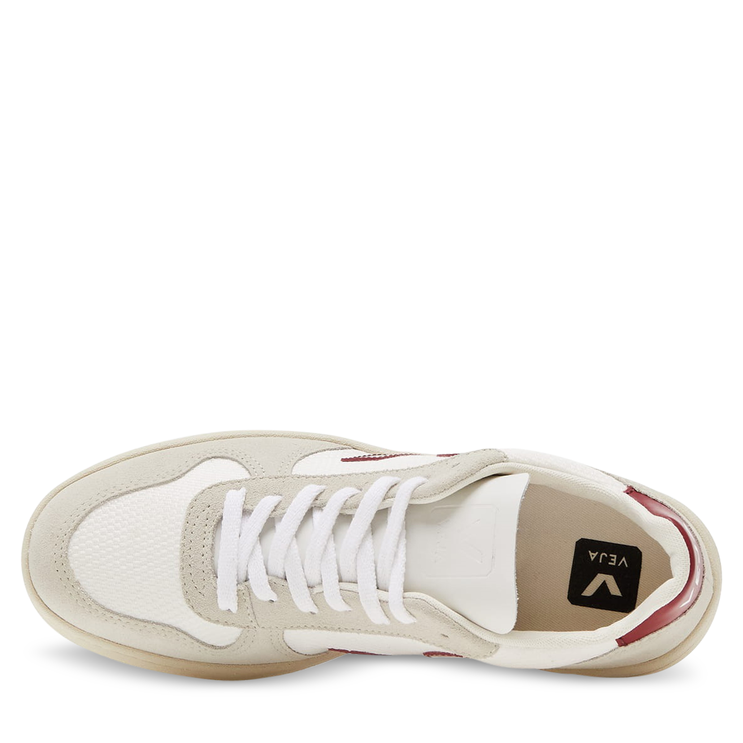 VEJA V-10 White/Natural/Marsala Hype DC