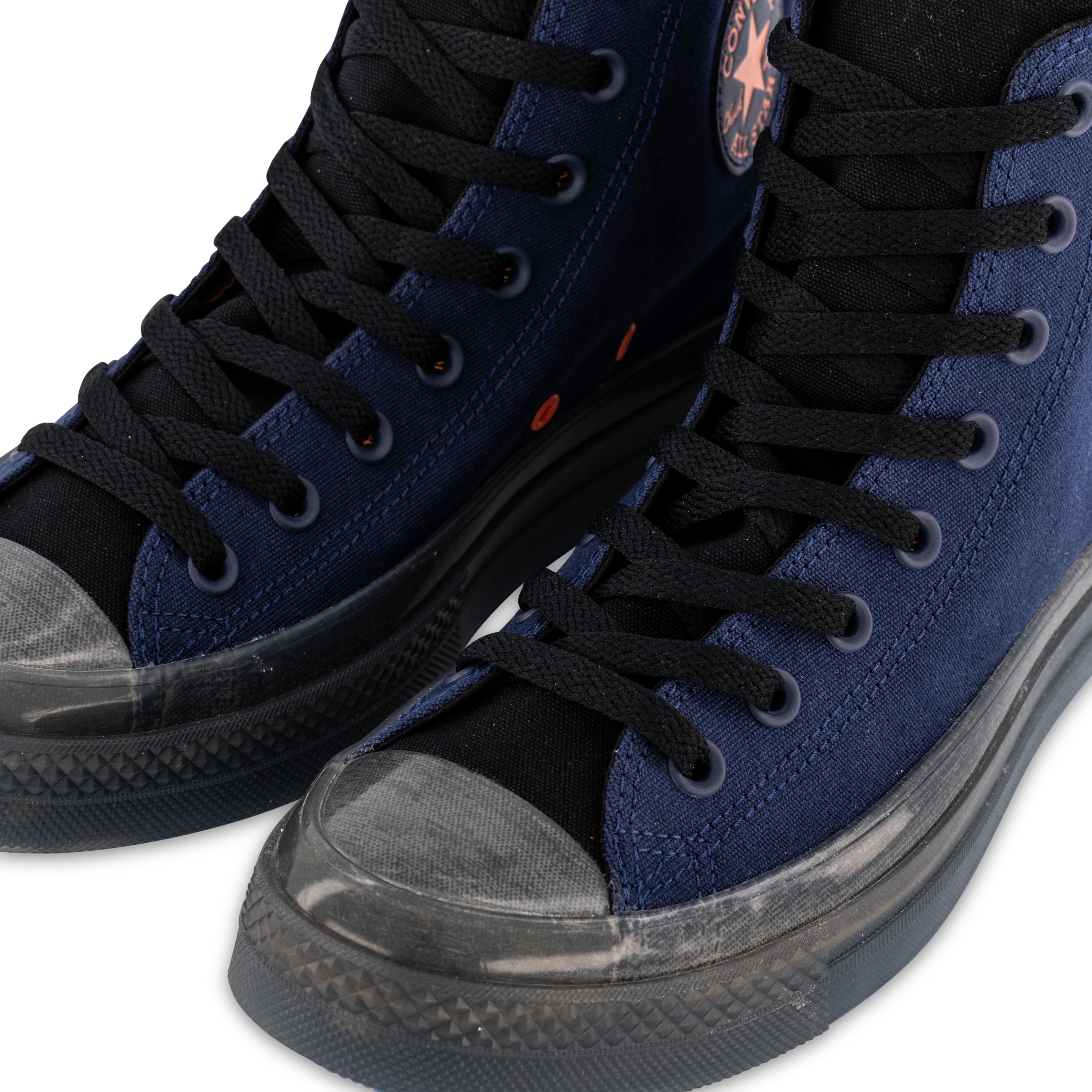 high top converse dark blue