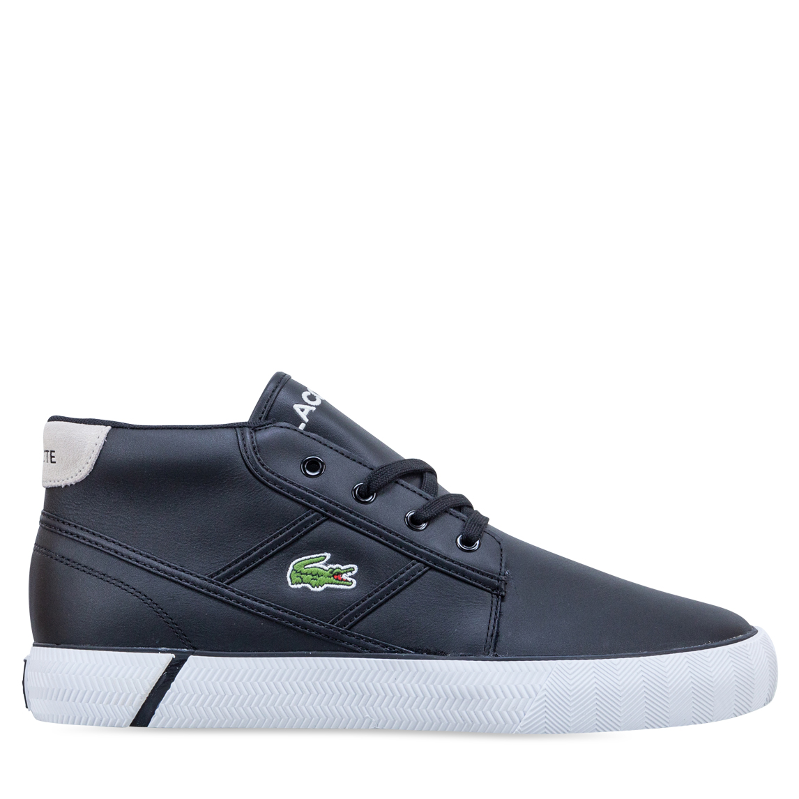 lacoste chukka black