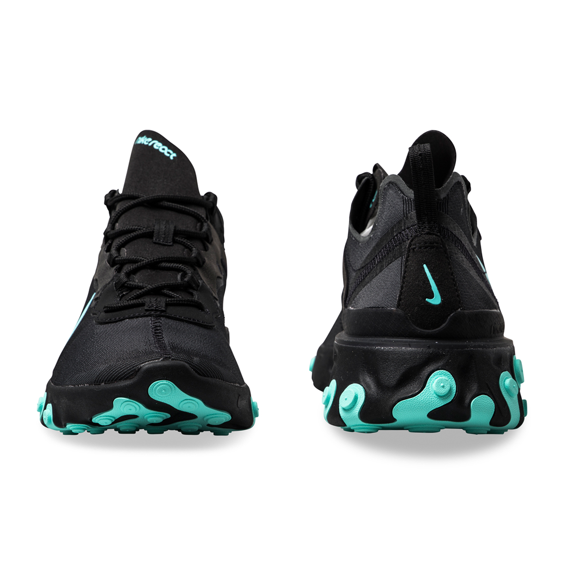 nike react element 55 black aurora green