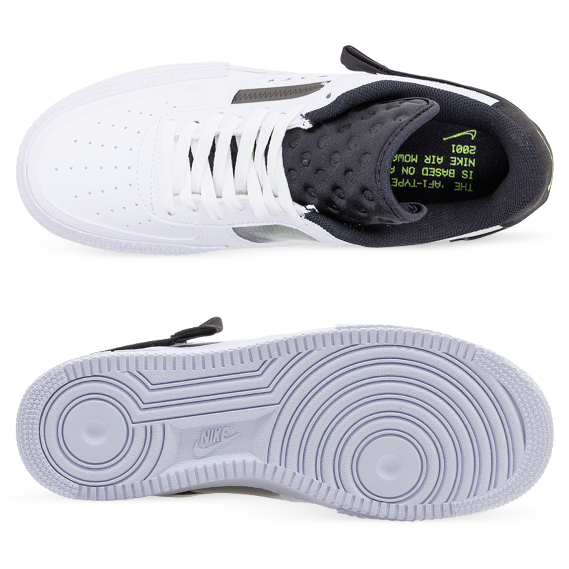 Nike Air Force 1 Type Triple White - Grailify