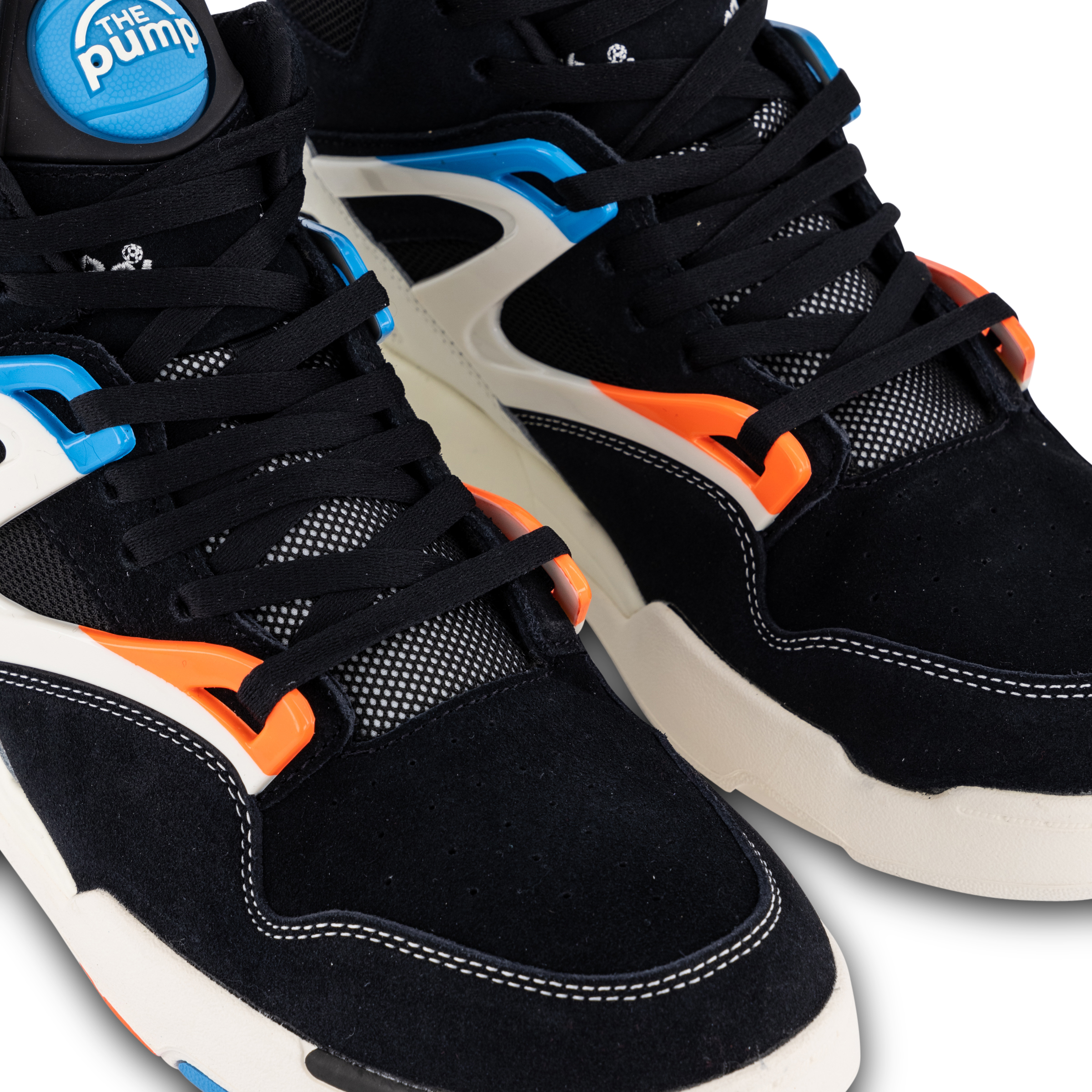 Athletic Shoe Reebok Pump Omni Lite Noir Orange Reebok Pump Omni