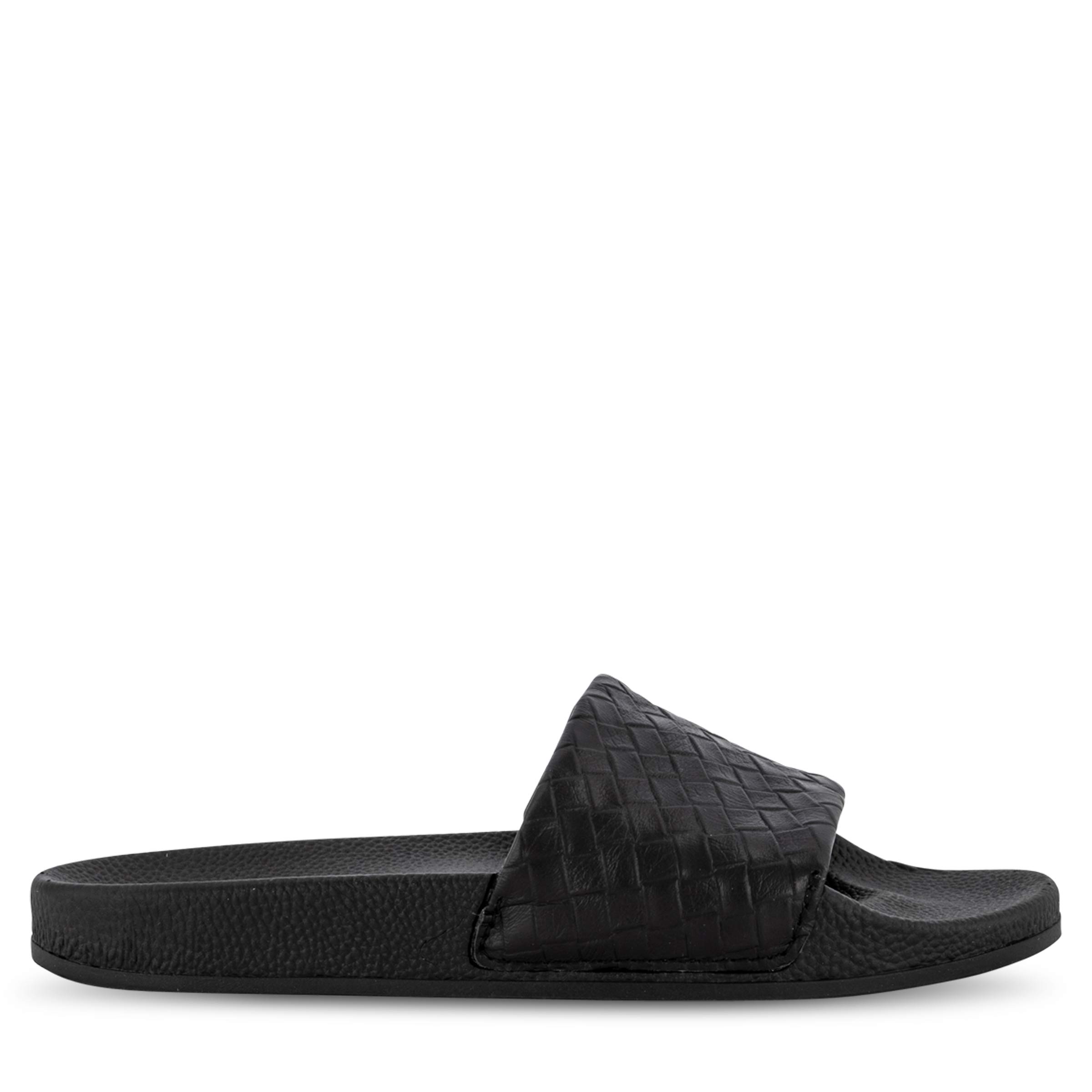superga slides black