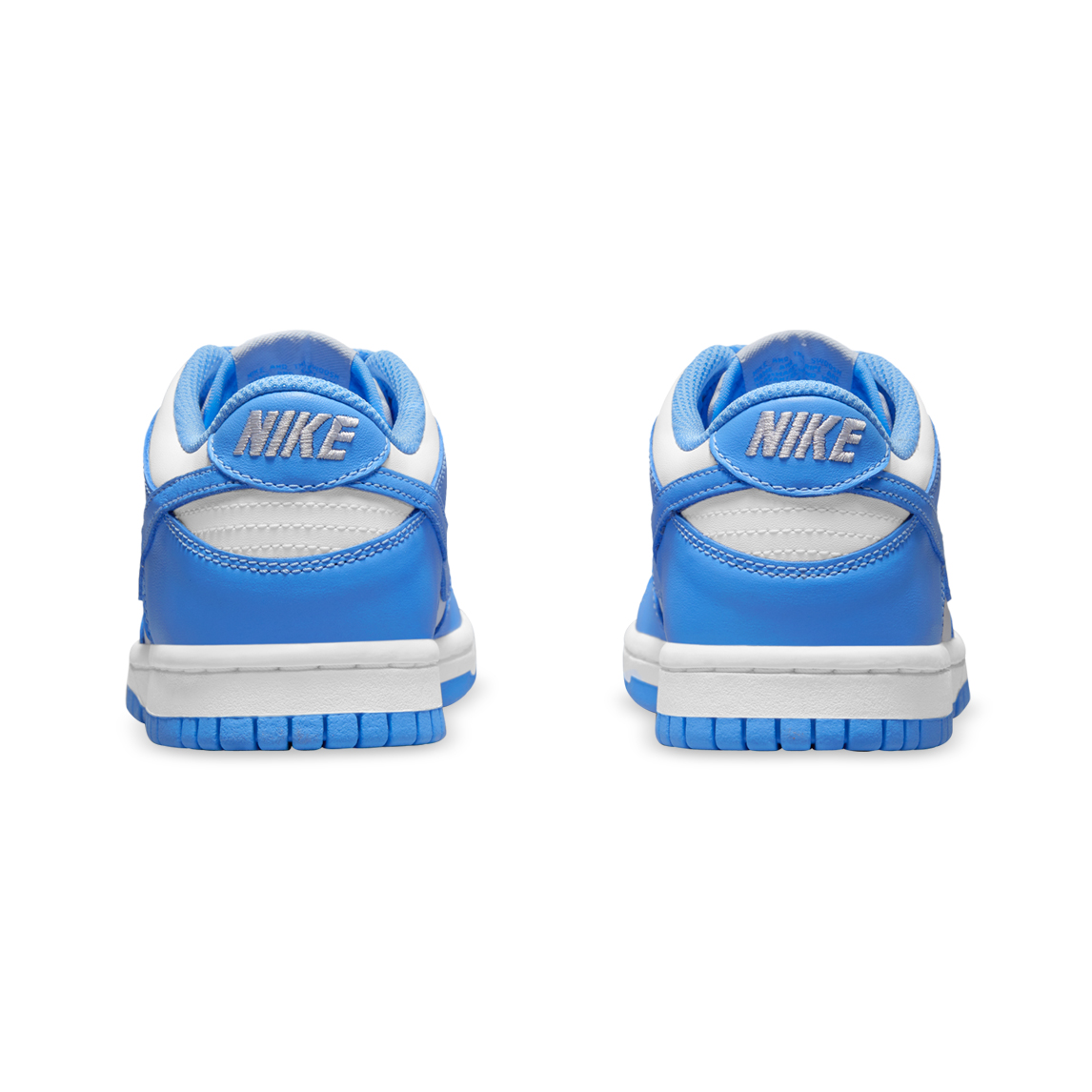 nike dunk white blue